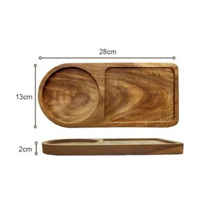 Plateau en bois poli élégant pour l'expérience de salle à manger Plateau de service en bois de Sesham fabriqué à la main avec travail en laiton à bas prix - Product Image 3