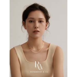 Collana a spina di pesce multistrato color oro con motivo geometrico, stile religioso grazioso, ideale come regalo per feste, con giada, diamante e perla - Product Image 5