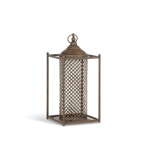 Lanterne de bougie en métal de conception vintage faite à la main pour la décoration d'hôtel à la maison - Product Image 3