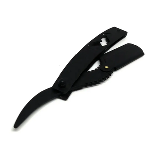 Navaja de Afeitar Profesional para Hombre, de Acero Inoxidable, de Una Sola Hoja, para Depilación y Cuidado del Bigote, Calidad A+ - Product Image 2