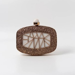 Bolso de noche elegante de nácar hecho a mano artesanal para fiesta nupcial y eventos formales - Product Image 1