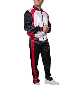 Ropa personalizada para hombre, conjunto de chaqueta y pantalones cortos para correr, 2 piezas, cremallera, poliéster, rompevientos, ropa de calle, chándal - Product Image 1