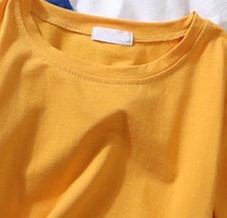 Camiseta de Algodón de Punto Regular de Alta Calidad de Fábrica Directa para Mujer, Impresión de Logotipo Personalizado, Transpirable, Ecológica, Verano, 180g - Product Image 6