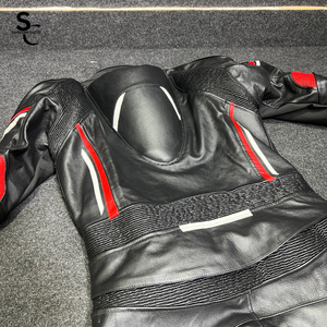 Nuevo Traje de Motociclismo de Moda, Traje de Motocicleta de Cuero Genuino de Alta Calidad, Chaqueta y Pantalón de Cuero para Motocicleta Totalmente Protector - Product Image 4