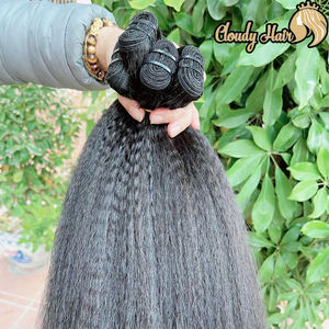 Venta al por mayor 100% brasileño extensiones de cabello rizado Virgen sin procesar Cierre de cabello humano recto rizado - Product Image 6