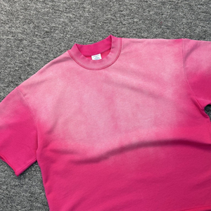 เสื้อยืดผู้ชายไซส์ใหญ่พิเศษแบบ350gsm วินเทจสำหรับซักแบบปล่อยไหล่ทรงหลวมเสื้อผ้าแนวสตรีทแวร์ฤดูร้อน - Product Image 6