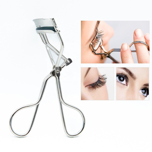 Recourbe-cils en acier inoxydable classique rose confortable de haute qualité avec logo personnalisé outil de maquillage des yeux - Product Image 3