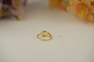 Anillo de diamante cultivado en laboratorio de moda corte redondo VS1 IGI SGL certificado Oro rosa oro plata compromiso joyería nupcial proveedor mayorista - Product Image 4