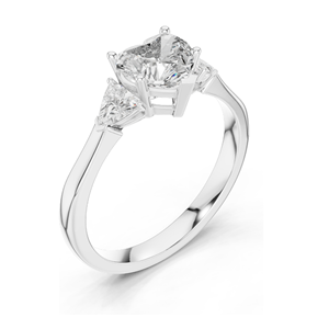 Bague en diamant de laboratoire de 1,39 carat pour femmes, clarté VVS-VS EF, or 18 carats, 14 carats, 10 carats et argent 925, rose, jaune, blanc - Product Image 6
