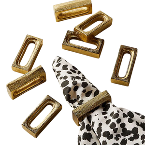 Wholesale <b>Silver</b> Metal Stirrup <b>Napkin</b> Rings Holders Perfect For Wedding Hotel And Home Dinner Party Decoration Tissue Holder - Product Image 2