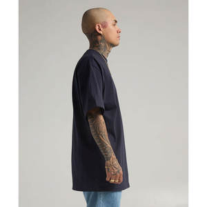 Camiseta de gran tamaño para hombre, ropa de gimnasio con hombros caídos, Camiseta holgada de hip-hop para culturismo, Camiseta deportiva de malla de secado rápido - Product Image 3