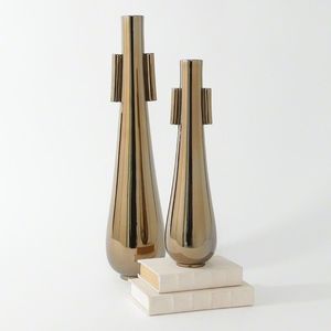 Florero de metal para salas de exposición de diseñadores que reforza el atractivo de lujo integrando decoración floral y artesanía metálica sofisticada - Product Image 5