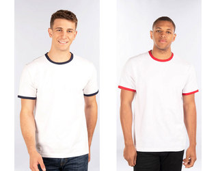 เสื้อยืดคอกลมแขนสั้นผู้ชายคุณภาพสูงสไตล์วินเทจ ผ้าคอตตอนถัก 100% ทรงปกติ ระบายอากาศได้ดี - Product Image 2
