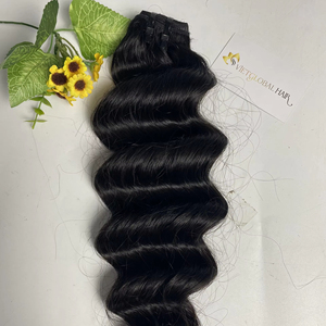 วิกผมคนแบบคลื่นทะเลเวียดนามแบบดิบเกรดสองชั้น - Product Image 1