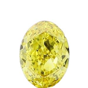 Diamante de laboratorio de color amarillo de forma ovalada de 1 quilate Diamante pulido certificado IGI para anillo de bodas directo del fabricante - Product Image 1