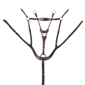 Plastron de polo personnalisable en cuir robuste, réglable, équipement d'équitation, soutien, confort, entraînement, contrôle des performances - Product Image 2