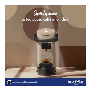 Cafetera de Cápsulas SIMPLYMOON Borbone ESE 44mm 650W con Dispensador de Cápsulas, Alta Potencia, Sencilla y Conveniente - Product Image 5