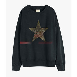 Custom Logo Wholesale Price <b>Women</b> Rhinestone <b>Sweatshirt</b> <b>Long</b> Sleeve Premium Quality <b>Women</b> Rhinestone <b>Sweatshirt</b> - Product Image 1