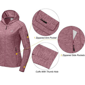 Chaqueta Deportiva de Mujer de Calidad, Logotipo Personalizado, Ligera y Larga, Teñida en Fábrica, a Bajo Precio para Venta en Línea - Product Image 4