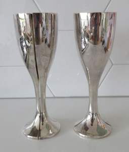 Gobelet à vin personnalisé pour fête, verres à vin en métal, couleur plaquée, 500 ml, gobelet en acier inoxydable, verre à vin rouge - Product Image 2