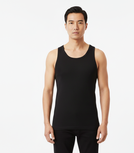 Cosmic Layer <b>Black</b> Cotton <b>Vest</b> for <b>Men</b> Sleeveless Breathable Stretch Fabric Built for Reliable Comfort and Everyday Use - Product Image 6