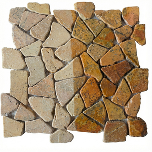 Carreaux de marbre rouge en porcelaine émaillée de qualité supérieure, finition mate polie, modèle MS021, pour les sols, les murs et les pièces des supermarchés - Product Image 1
