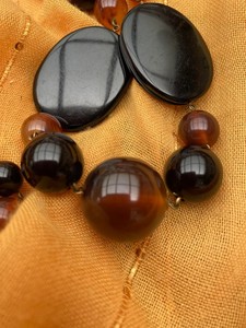 สร้อยคอลูกปัดเรซินอีพ็อกซี่ทำด้วยมือแบบดั้งเดิมมีสไตล์สำหรับงานแต่งงานและงานหมั้น - Product Image 2