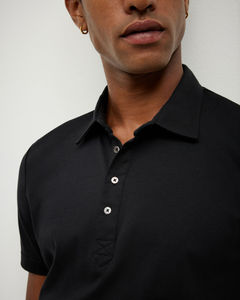 เสื้อโปโลผ้าฝ้าย100% เข้ารูประบายอากาศได้ดีมีกระดุมผ่าหน้าสำหรับผู้ชายเสื้อผ้าลำลองสั่งโลโก้ได้ตามต้องการ - Product Image 4