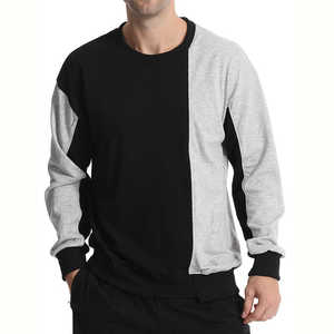 เสื้อสเวตเชิ้ตผู้ชายไซส์ใหญ่รุ่นใหม่ สไตล์คลาสสิกสตรีทแวร์ ผ้าฝ้าย เสื้อสเวตเชิ้ตผู้ชายลำลอง สีพื้น แขนยาว มีฮู้ด - Product Image 1