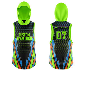 Vente en gros Nouveauté OEM Respirant Grande taille Haute qualité 7v7 Uniforme de football américain à drapeaux Vêtements de sport Ensemble de compression Unisexe 7 contre 7 - Product Image 4