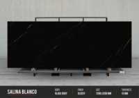Carreaux de porcelaine noire Marquina WorldWave 120x320cm, carreaux modernes pour sol et mur, brillants, 15 mm d'épaisseur, antidérapants, résistants aux acides, N/A