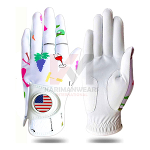 Guantes de Golf Personalizados con Logotipo para Hombre, Piel de Oveja, Cuatro Estaciones, Impresión Personalizada, Guantes Deportivos de Alto Rendimiento para Golfistas - Product Image 1