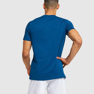 T-shirt de sport décontracté pour homme en gros, respirant, tricoté, personnalisé, à séchage rapide - Product Image 4