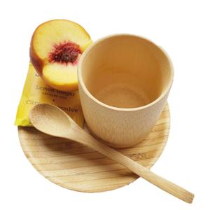 Tasse en bambou écologique durable/tasse en fibre de bambou avec couvercle et paille/tasse en bambou de taille personnalisée 150-500ml - Product Image 1