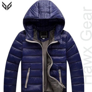 Meilleures ventes Veste matelassée légère pour homme Matériau en toile de haute qualité Capuche respirante Style hivernal Design High Street - Product Image 2