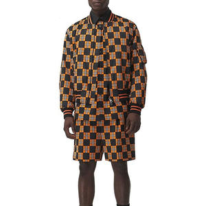 Blouson aviateur en laine élégant pour hommes avec col montant de haute qualité, manches longues, tenue décontractée pour l'hiver, nouveau design - Product Image 2