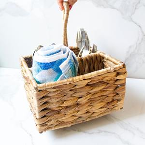 Cesta Organizadora de Cubiertos Tejida a Mano, Cesta de Almacenamiento Ecológica Hecha en Vietnam, Venta al por Mayor - Product Image 4