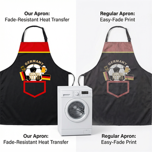 Delantal de Cocina Personalizado, Impermeable y Resistente al Aceite, de Poliéster, con Diseño de la Bandera Nacional de Marruecos, para Cocina, Trabajo, Venta al Por Mayor - Product Image 5