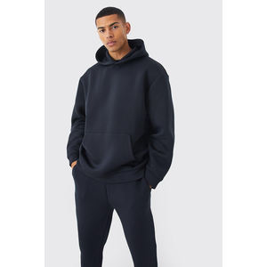 Survêtements en coton respirant pour hommes 2026, couleur personnalisée, à capuche, avec logo imprimé, vente chaude à prix abordable - Product Image 2