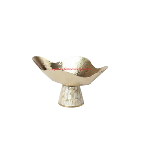 Luxury Handcrafted Wooden Mosaic Dessert Stand For <b>Sweets</b> Cookies And Chocolates Unique Decorative Platter For Home And Events - Product Image 6