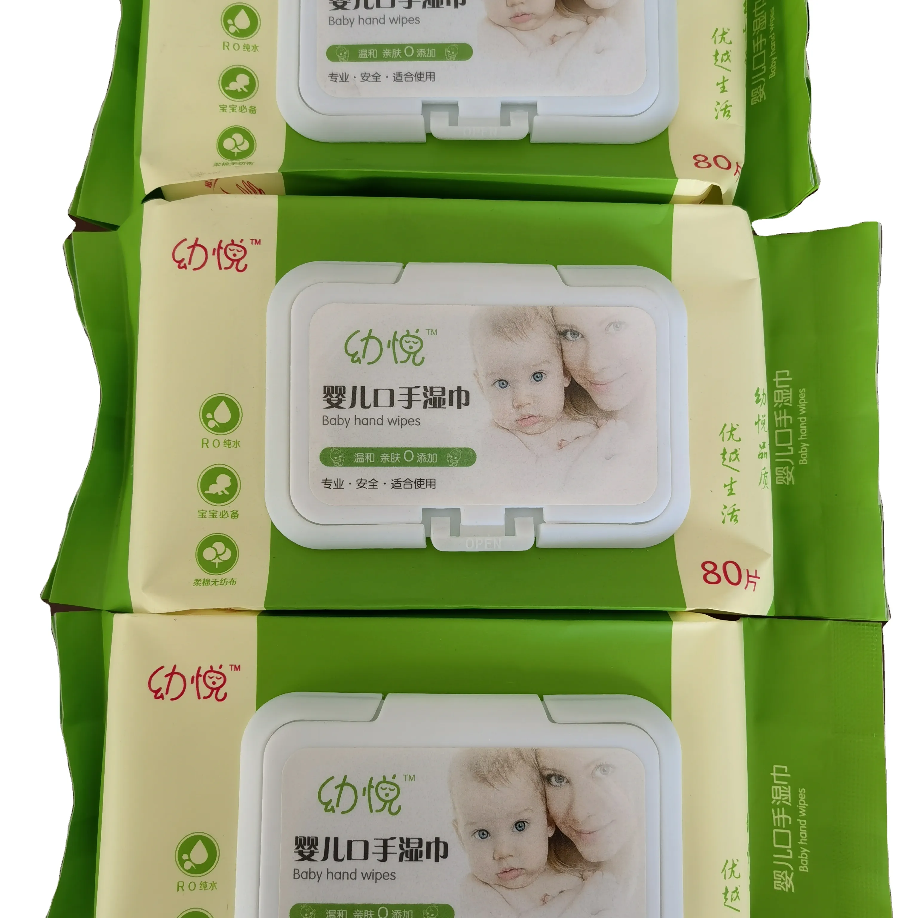 Asciugamano per la pulizia della bocca del neonato tessuto di bambù salviette umidificate Non tessute fazzoletti carta bagnata per animali domestici asciugamano di carta bagnata
