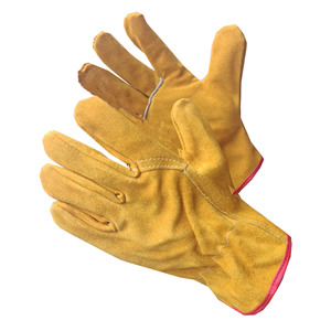 Personal Protection <b>Driver</b> <b>Gloves</b> Made of Goat Grain Leather Elastic Shirred Keystone Thumb Driving <b>Gloves</b> - Product Image 1