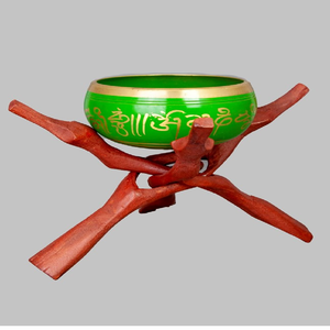 Precio al por mayor 6 pulgadas tallado a mano madera teñida Cobra soporte vendedor indio marrón madera artesanías cajas de madera carteles de pared - Product Image 1