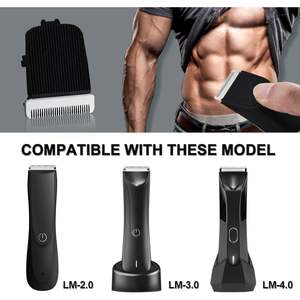 Lames de rechange en céramique pour tondeuse électrique pour poils du pubis - Product Image 4