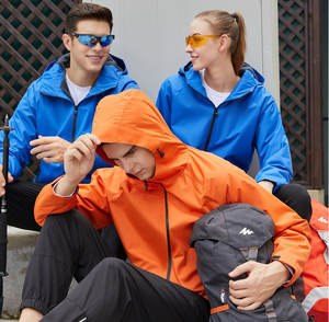 Nouveau à la mode hommes et femmes élégant unisexe solide automne hiver Couple décontracté imperméable coupe-vent extérieur veste - Product Image 3