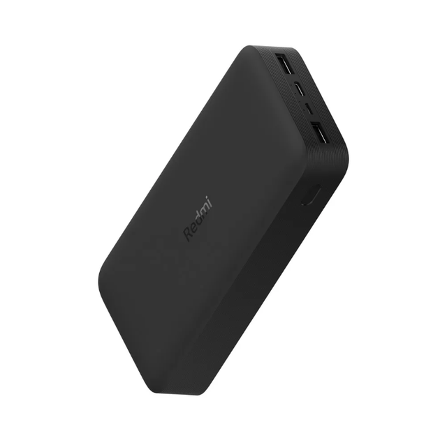 20000mAh Redmi 18W Fast Charge Power Bank Powerbank 20000 MAh, Black 74Wh of Energy