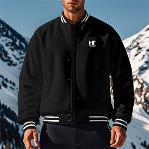 2025 Factory Wholesale Custom Logo Front Canvas Letterman Jackets Customized Color Eco-Friendly High Quality From Pakistan - Product Image 4