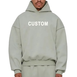 Sudadera Nueva para Hombre, 500gsm, Felpa, Estilo Urbano, Transpirable y Duradera, Sudadera con Capucha Extra Grande - Product Image 1