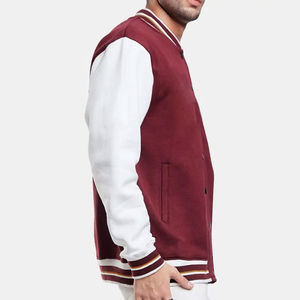 Nouvelle arrivée Veste de baseball pour homme 2025 Personnalisée Coupe ajustée Toile Respirante Coupe-vent Design de mode d'hiver - Product Image 3