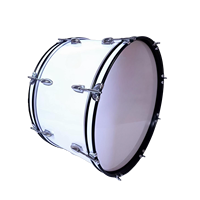 Tambour basse en bois d'érable pour fanfare, coque de 10 mm d'épaisseur, taille personnalisée en usine, instrument de percussion professionnel